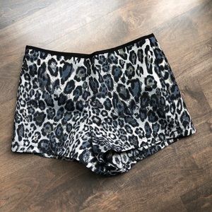 Fancy, shimmery shorts